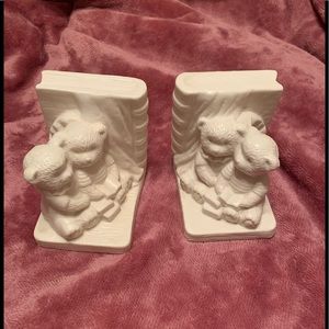 Vintage Ceramic Book Ends